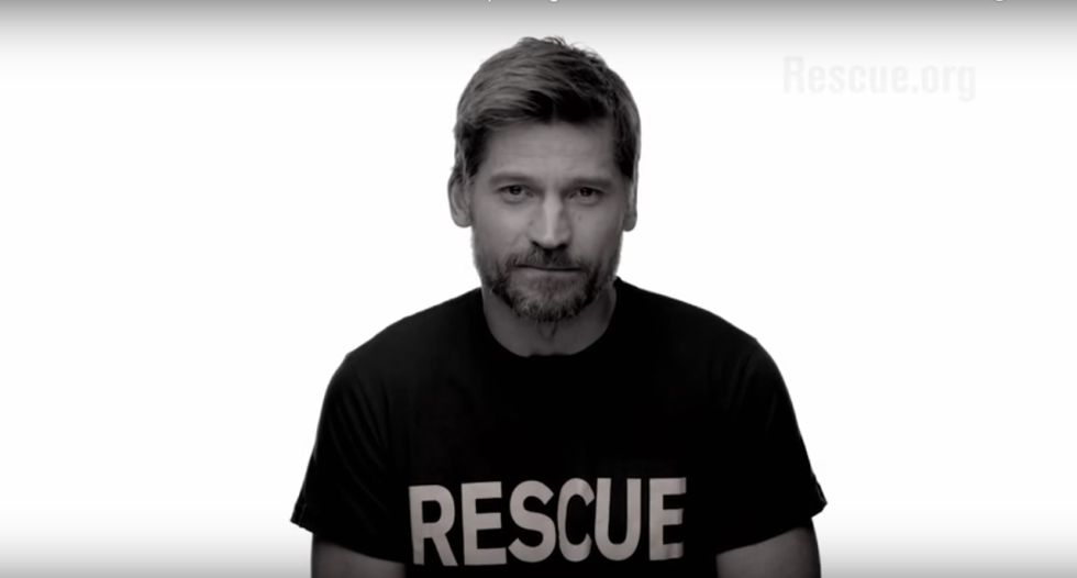 Los actores de 'Juego de Tronos' ayudan a los refugiados