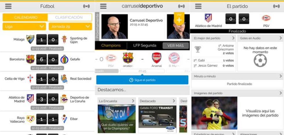La App de Carrusel Deportivo te trae la emoción del deporte