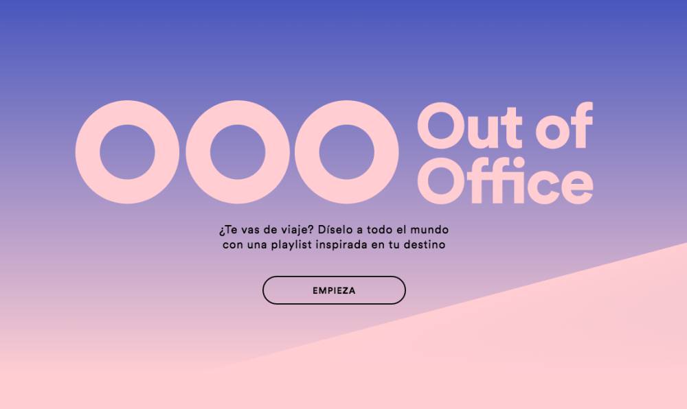 Spotify nos dejará mandar un "fuera de la oficina" con una lista de canciones