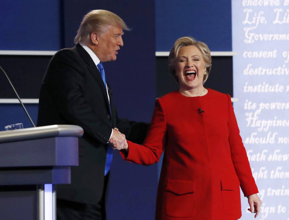Los momentos más tensos del primer debate Clinton-Trump