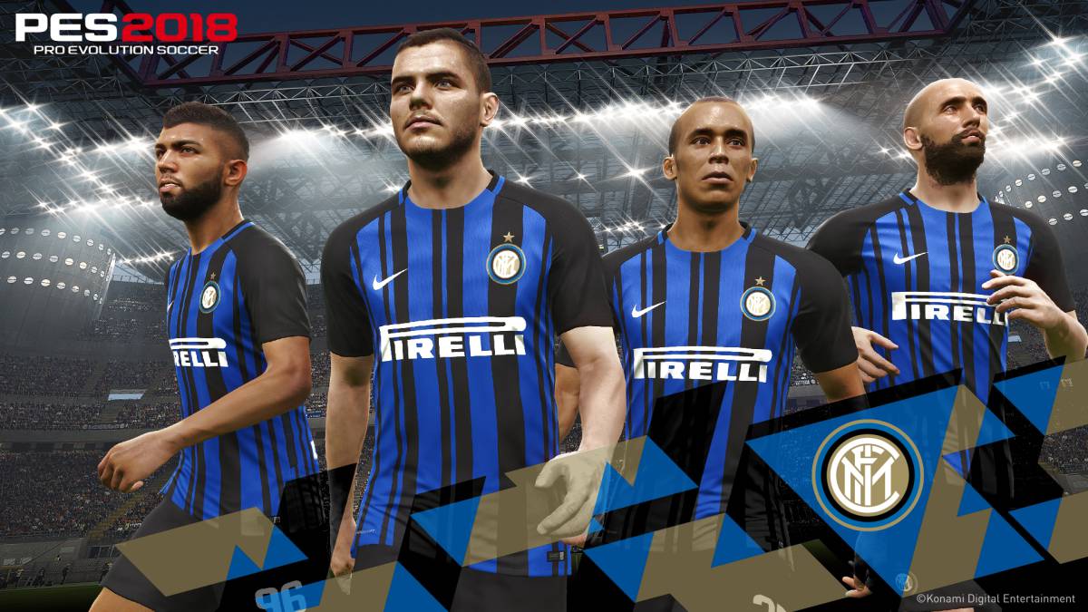 Konami llega a un acuerdo con el Inter para el PES 2018