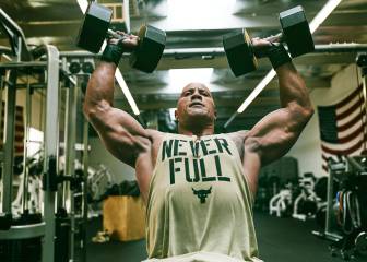 Dwayne Johnson presenta su nueva colección de ropa de entrenamiento