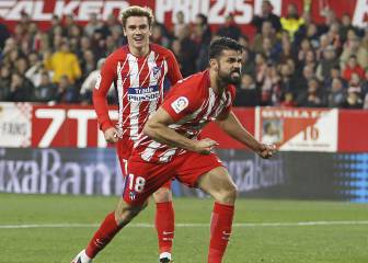 Griezmann y Diego Costa, las claves del optimismo atlético para ganar la Liga al Barça