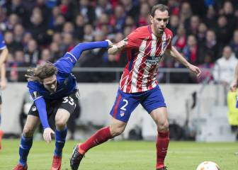 Godín y Cerezo las dos almas del momento dulce del Atlético