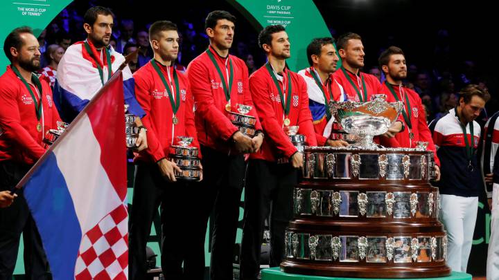 Final de la Copa Davis Francia - Croacia.