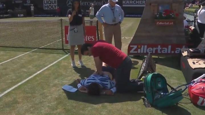 feliciano lopez medical time out