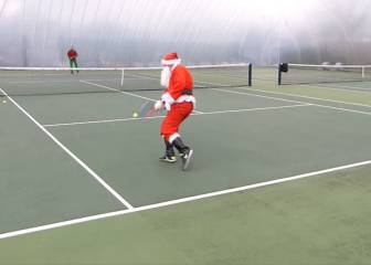 Quema los excesos de Navidad en una pista de tenis