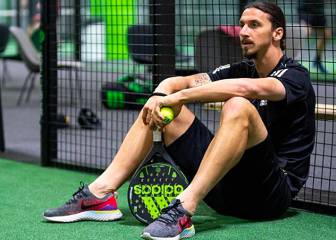 El idilio de Ibrahimovic con el pádel