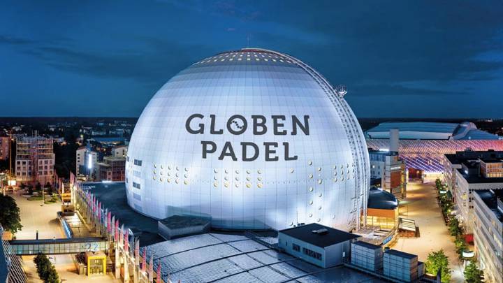 El edificio Globen Padel que albergará 14 pistas en Estocolmo.