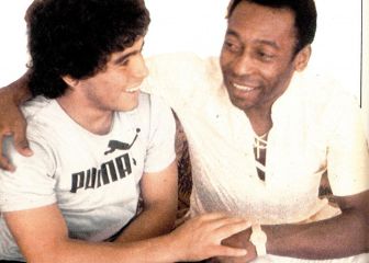 Cinco consejos de Pelé a Maradona
