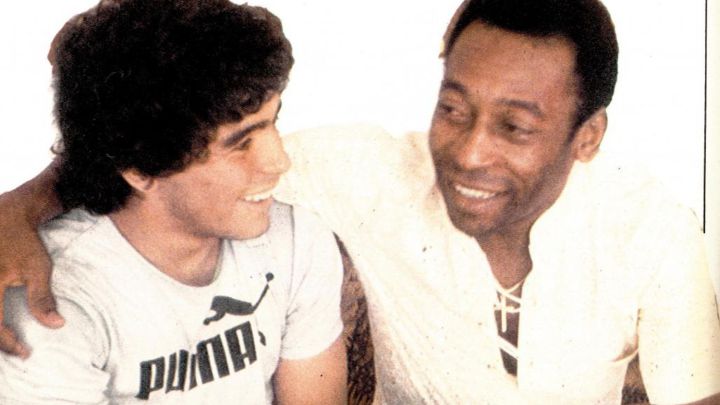 Cinco consejos de Pelé a Maradona