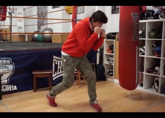 El paso diagonal izquierdo en el boxeo