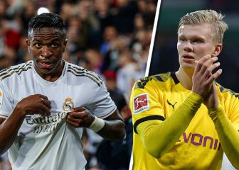 Vinicius se codea con Haaland