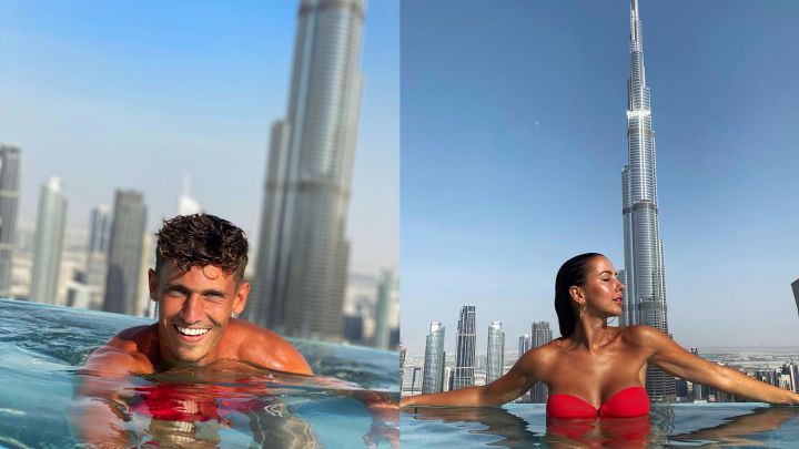 Marcos Llorente y su novia están prometidos y lo celebran en Dubái.