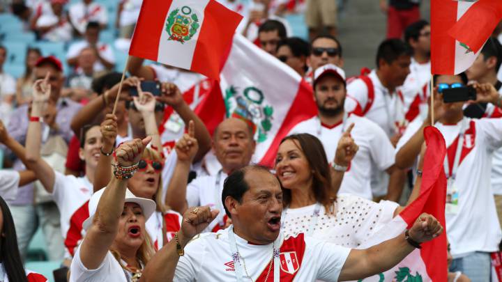 La afición de Perú en Sochi
