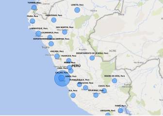 Mapa de casos por coronavirus por departamento en Perú: hoy, 13 de abril
