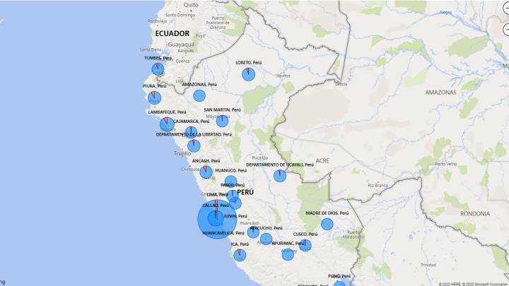 Coronavirus Mapa De Casos Por Coronavirus Por Departamento En Peru Hoy 30 De Abril As Peru