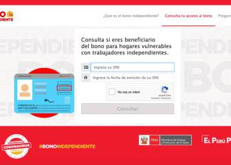 Bono Independiente S/760: link y beneficiarios