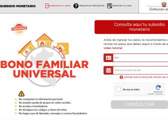 Bono Universal: requisitos y cuántas personas lo podrían recibir