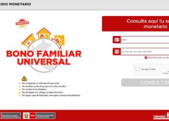 Segundo Bono Familiar Universal: link, dónde consultar, pagos y novedades | Hoy, 18 de octubre