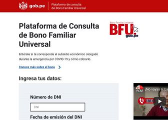 Segundo Bono Familiar Universal: consulta con DNI quién cobra el BFU hoy, 11 de diciembre