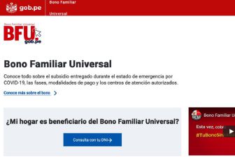Segundo Bono Familiar Universal: link y cómo afiliarme a la Cuenta DNI para cobrar la ayuda