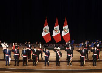 Finaliza juramentación accidentada sin ministros de Economía ni Justicia