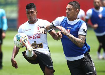 Gareca entrena con la selección al completo