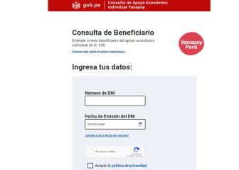 Bono Yanapay, Familiar y 600 soles | Link y cómo ver con cuenta DNI quién puede cobrarlo hoy, 5 de noviembre