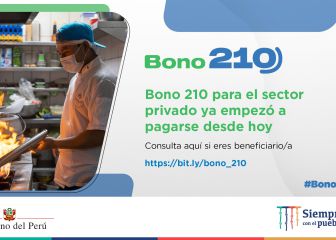 Bono 210 soles: así es el cronograma de pago para trabajadores del sector privado22/01/2022