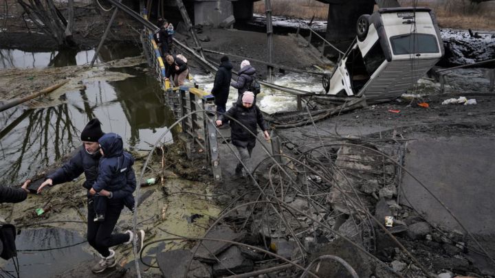 Kiev, una semana después del comienzo de la guerra