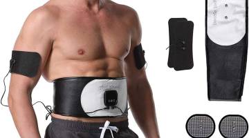 Reafirma el abdomen con este electroestimulador de seis niveles