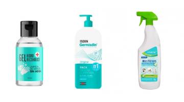 Geles, alcoholes y desinfectantes para mantener la higiene
