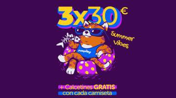 Elige la camiseta más divertida en Pampling desde 7,90 euros y llévate uno calcetines gratis