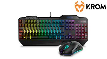 Teclado Semimecánico + Ratón Gaming