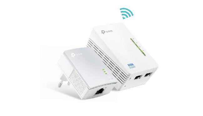Amplificador Wi-Fi  TP-Link RE200, Extensor de Cobertura Wi-Fi AC750,  Enchufe Incorporado