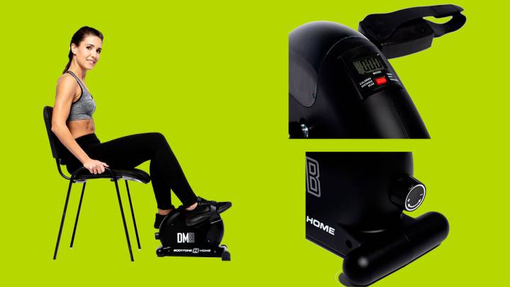 Sigue moviéndote en casa y fortalece tus piernas con esta minibicicleta