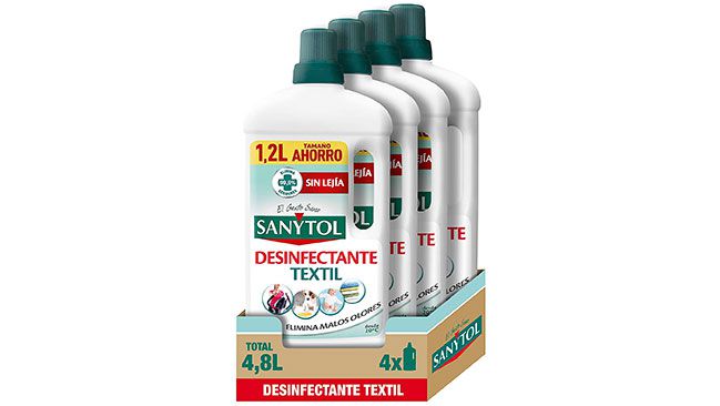 Ambientador sanytol desinfectante para hogar y tejidos spray bote de 300 ml