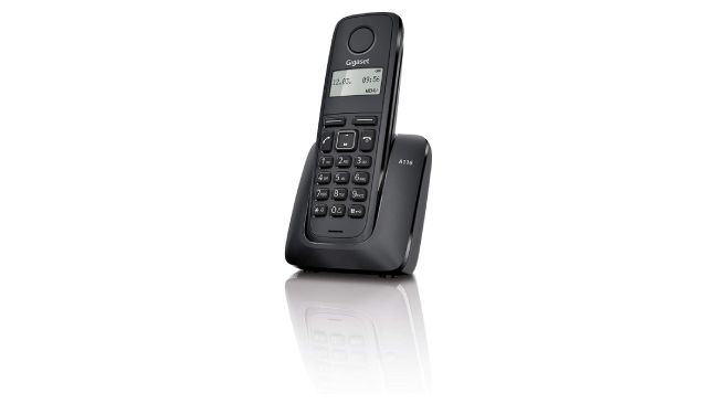 Teléfono con botón de presión vintage, inalámbrico, expandible, teléfono  uno a uno, teléfono en casa, oficina, teléfono fijo, manos libres, llamada