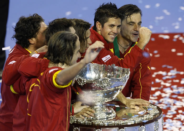 España logra su tercera Copa Davis, y la primera como visitante