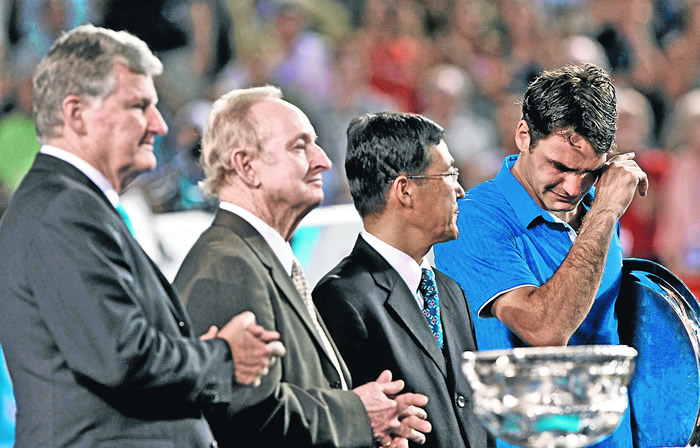 Federer rompió a llorar: "Esto me está matando"