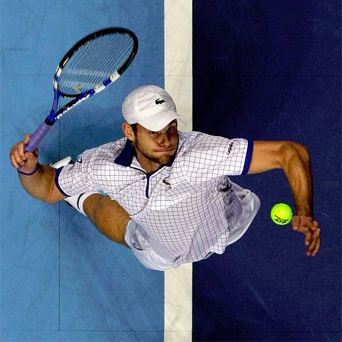 Roddick: "Rompí la raqueta porque estaba enfadado"
