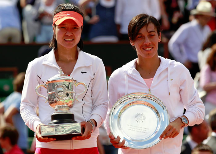 Na Li es la primera asiática en lograr un Grand Slam