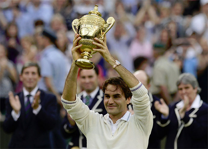 Federer logra su séptimo título y vuelve a ser el número uno