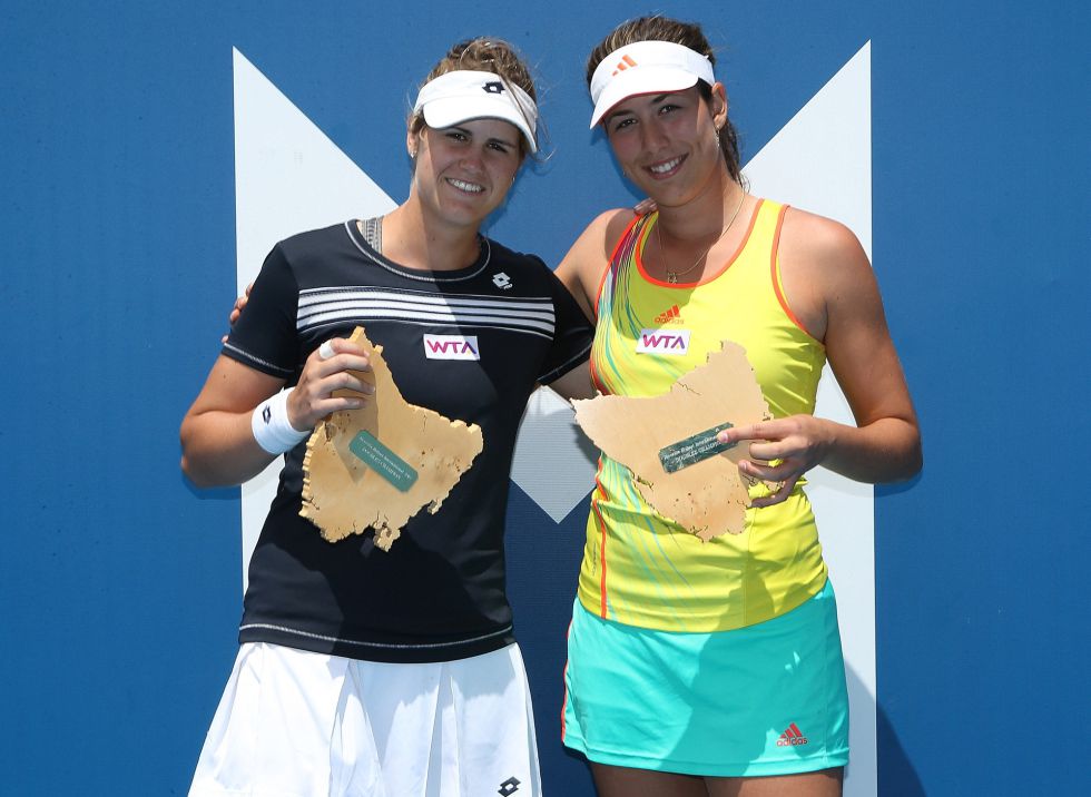 Muguruza y María Teresa Torró campeonas en dobles