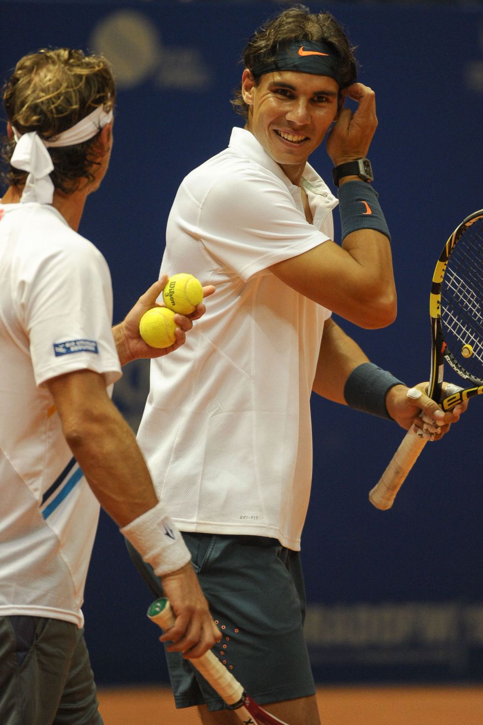 Rafa Nadal y Nalbandian vencen en su primer envite en dobles