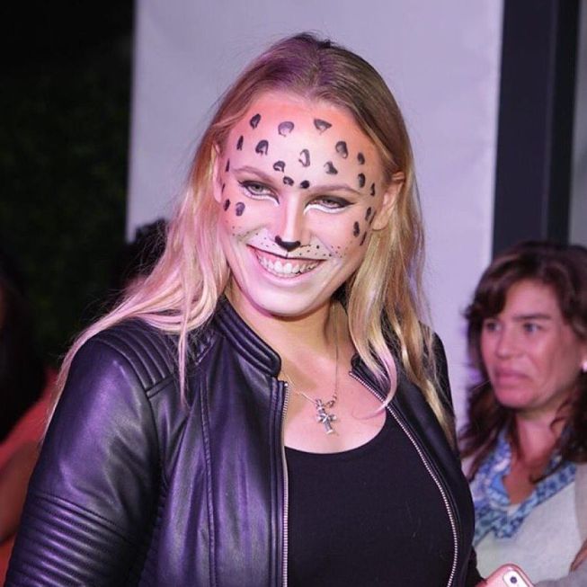Caroline Wozniacki: del 'body painting' a leona en Monterrey