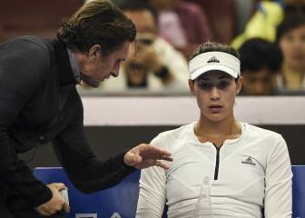 Muguruza cae y se va de Pekín sin asegurar el Masters