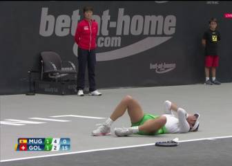 Muguruza, al Masters entre lágrimas por una lesión