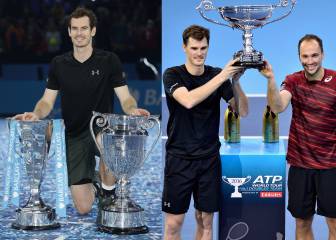 Los Murray, primeros hermanos nº1 en individuales y dobles